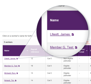 Update Workers button highlighted on employer dashboard